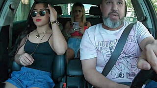 Izabela Pimenta fucking in the middle of the highway Big Boobs Porn Video