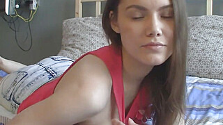 Amateur Rookie With A Cute Face Finally Goes Solo, Masturbate Video Big Boobs Porn Video