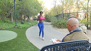 Dirty Desires Arouses In Babe While Jogging In The Park Big Boobs Porn Video