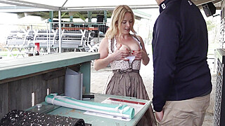 VILLAGE BITCH! Traditional costume whore at the lake kiosk! If the innkeeper... Porn Video