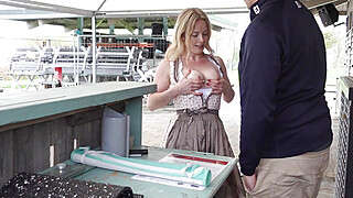 VILLAGE BITCH! Traditional costume whore at the lake kiosk! If the innkeeper... Big Boobs Porn Video