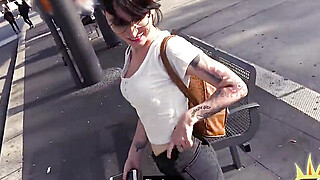 Public tattooed amateur fucked outdoor in car by sex date Big Boobs Porn Video